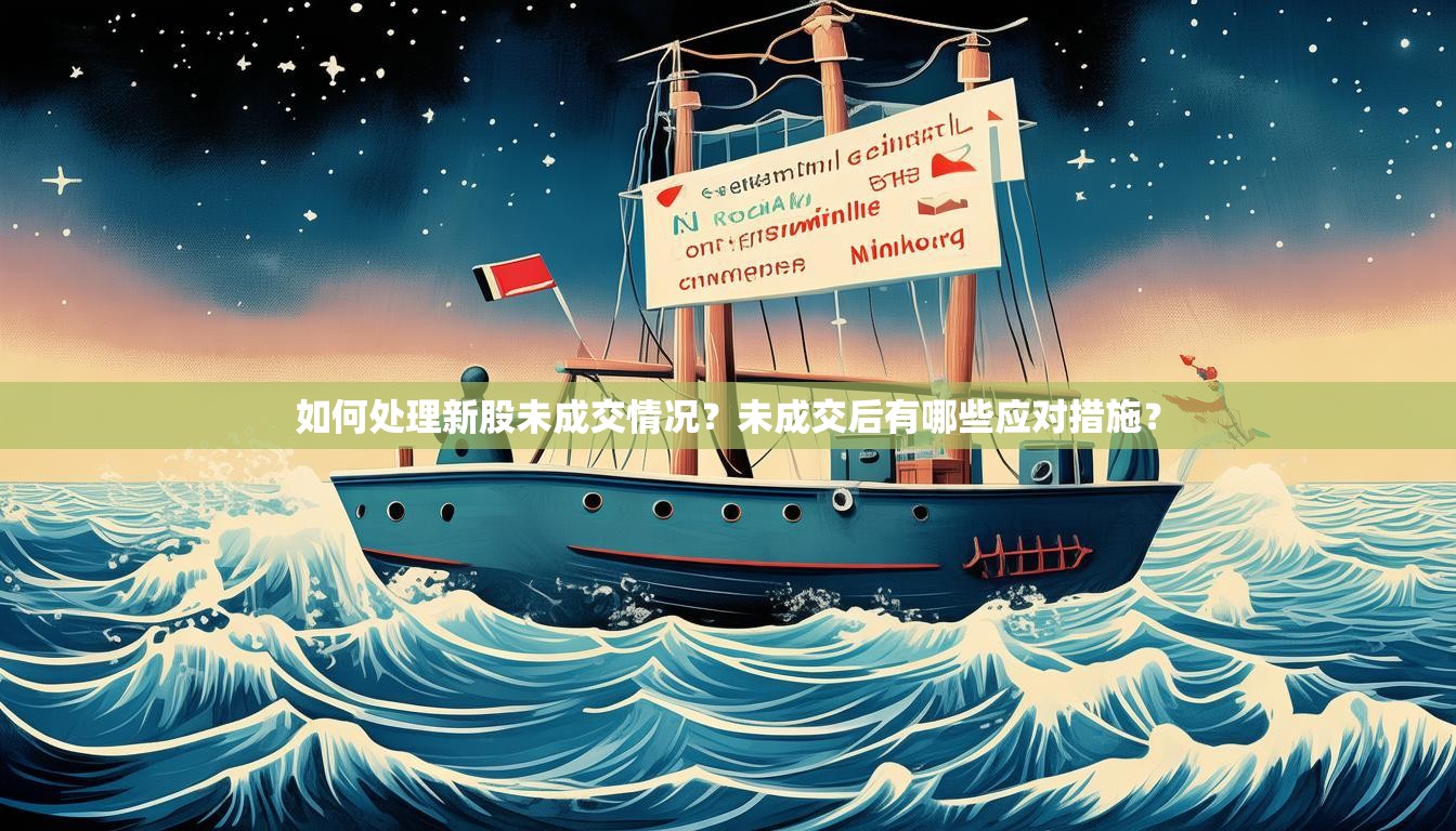 如何处理新股未成交情况？未成交后有哪些应对措施？